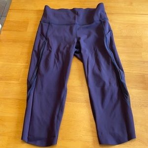 Lululemon Running Crops NWOT